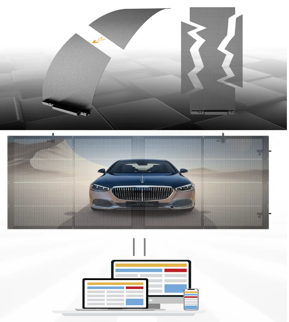 Key Features of KEYTECHLED V Series Transparent Screen